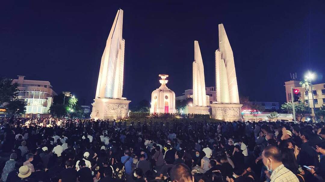 Protestos na Tailândia