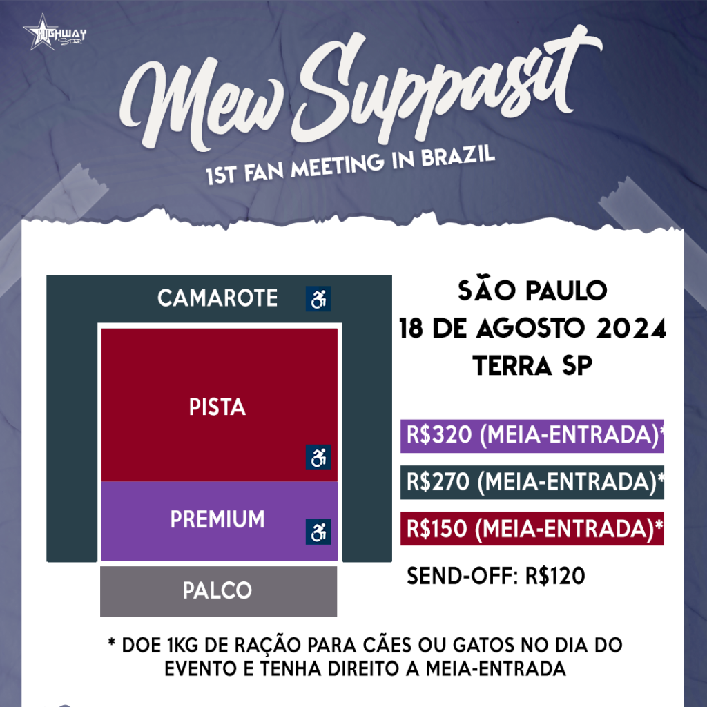 Mew Suppasit 1st FanMeeting in Brazil